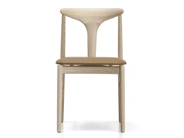 TONBO - Wooden chair with integrated cushion (Request Info).