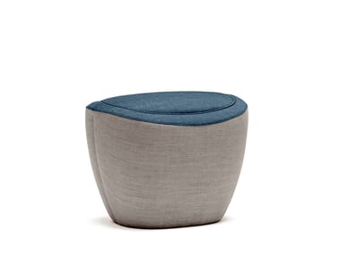 TONICA 1 - Upholstered fabric pouf (Request Info).