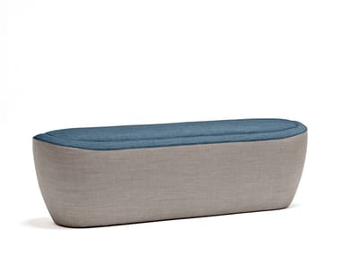 TONICA 2 - Upholstered fabric pouf (Request Info).