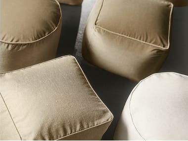 TOT? - Upholstered fabric pouf with removable lining (Request Info).