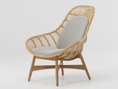 TOU - Rattan garden armchair with armrests (Request Info).