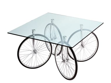TOUR - Square float glass table (Request Info).
