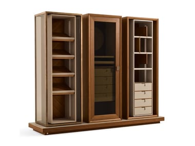 TOWN - Sectional wooden wardrobe with drawers (Request Info).