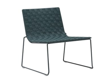 TRENZA BU0702 - Garden sled base polypropylene easy chair (Request Info).