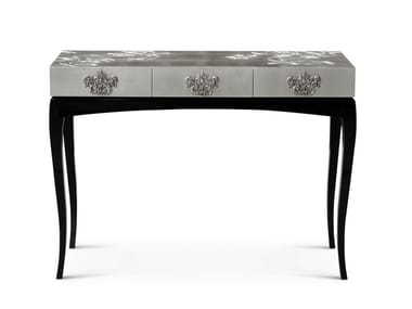 TRINITY - Rectangular mahogany console table with drawers (Request Info).