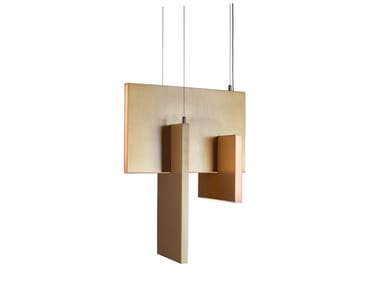 TRON - Brass pendant lamp (Request Info).