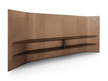 TRUST - Freestanding oak office screen (Request Info).