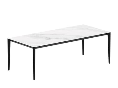 U-NITE - Rectangular ceramic garden table (Request Info).