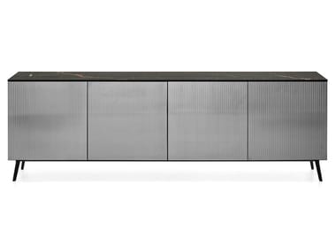 UNIVERSAL - Glass sideboard with doors (Request Info).