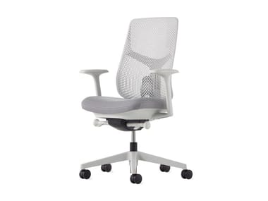 VERUS - Height-adjustable resin office chair with 5-Spoke base by Herman Miller