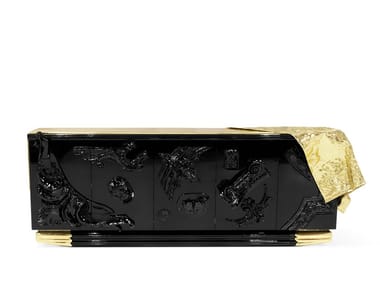 VOLTAIRE BLACK - Sideboard with doors (Request Info).
