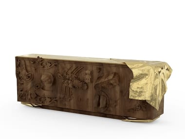 VOLTAIRE WALNUT - Walnut sideboard with doors (Request Info).