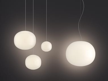 VOLUM - LED blown glass pendant lamp (Request Info).