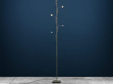 WA WA F - LED metal floor lamp with dimmer.