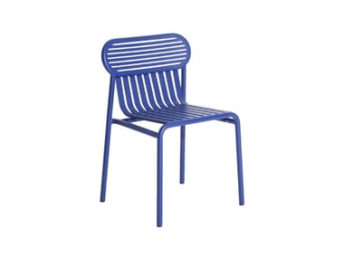 WEEK-END - Stackable powder coated aluminium garden chair (Request Info).