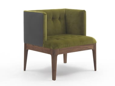 WENDY - Tufted fabric easy chair (Request Info).