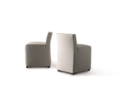 WESS - Upholstered fabric chair with removable cover (Request Info).