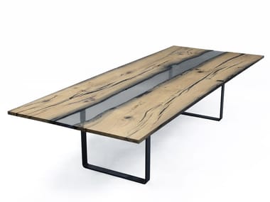 WETLAND RIVER - Rectangular dining table (Request Info).