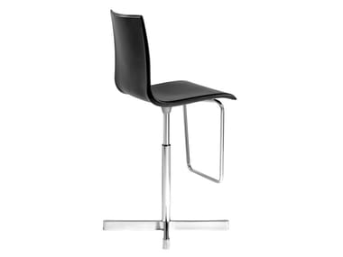 WOK - Swivel stool with 4-spoke base with back (Request Info).