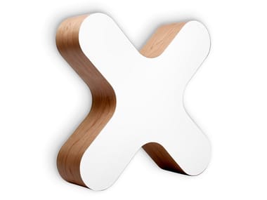 X-CLUB - Wood veneer wall lamp / ceiling lamp (Request Info).