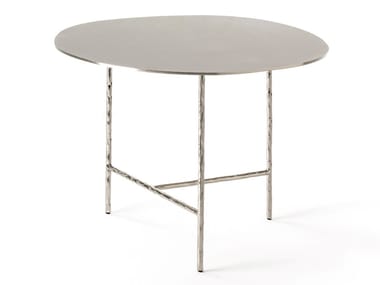 XXX - Round steel coffee table (Request Info).