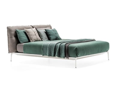 YALE - Double bed with upholstered headboard (Request Info).