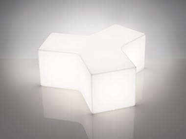 YPSILON - Modular polyethylene bench with light (Request Info).
