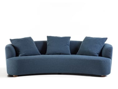 YVES - Curved fabric sofa (Request Info).