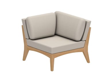 ZENHIT LOUNGE - Corner modular fabric garden armchair (Request Info).