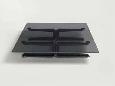 FLOYD-HI TABLE - Glass and steel coffee table (Request Info).