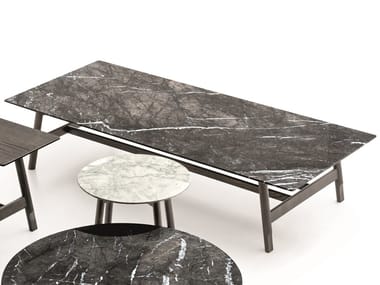 AANY - Rectangular marble coffee table (Request Info).