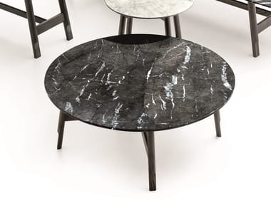 AANY - Round marble coffee table (Request Info).