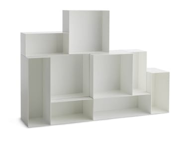 ALMA A TERRA - Open modular plate bookcase (Request Info).
