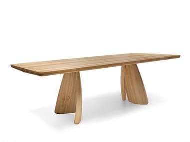 ALTER EGO - Rectangular solid wood table (Request Info).