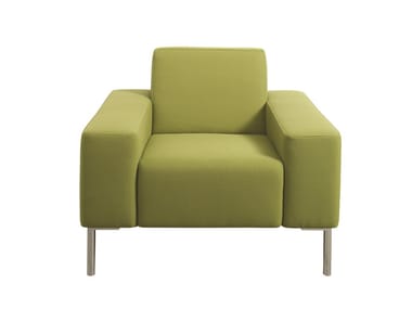 TUNE - Fabric armchair with armrests (Request Info).