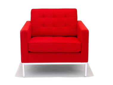 Florence Knoll Lounge - Tufted Armchair with Armrest (Quote inquiry).