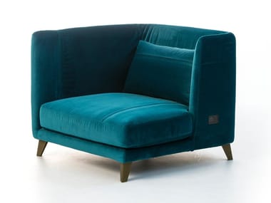 GIMME MORE - Fabric armchair with removable cover with armrests (Request Info).