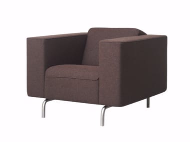 MATRICE - Fabric armchair with armrests (Request Info).
