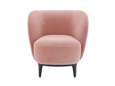 SOUFFLOT - Fabric armchair with removable cover with armrests (Request Info).