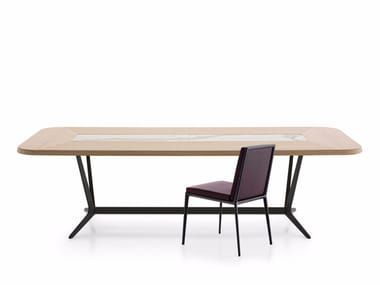 ASTRUM - Rectangular wooden living room table (Request Info).