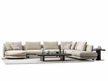 AVALON - Corner sectional fabric sofa (Request Info).