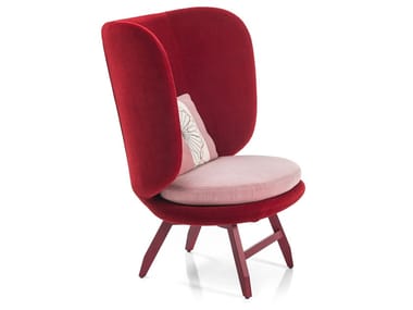 AYUB - High-back fabric armchair (Request Info).
