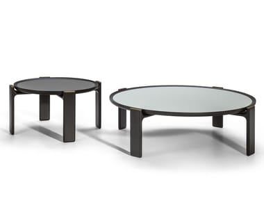 DUO - Round glass coffee table (Request Info).