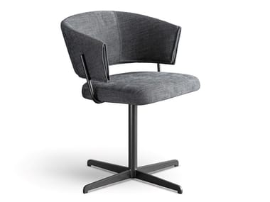 BAHIA OFFICE - Swivel fabric office chair with armrests (Request Info).
