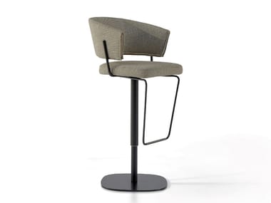 BAHIA TOO - High swivel stool with armrests (Request Info).