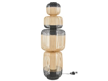 BAMBOO LIGHT TOTEM 4L - Bamboo floor lamp (Request Info).