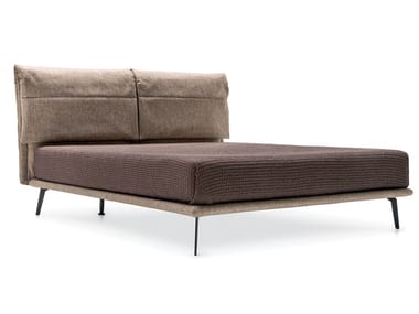 LANDA - Fabric bed with upholstered headboard (Request Info).