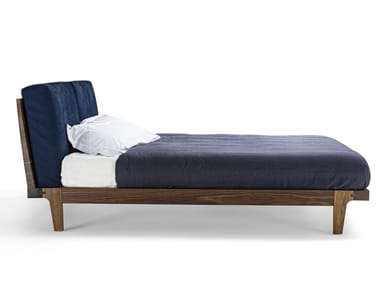 Revo - Double bed with upholstered headboard (Request Info).