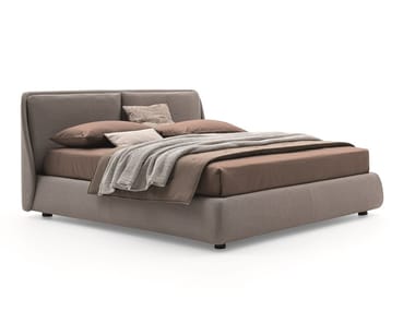 BEND - Fabric bed with upholstered headboard (Request Info).