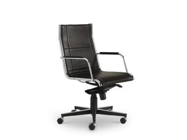 BLADE - Swivel executive chair with 5-spoke base with armrests by I 4 Mariani